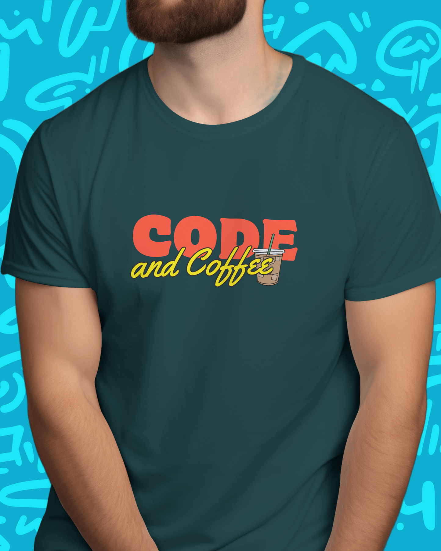 Sarcastic Coder T-Shirt | Code and Coffee