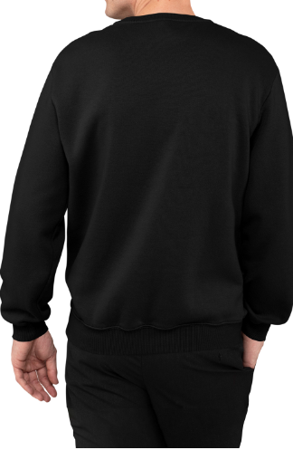 Men Sweatshirt plain Black