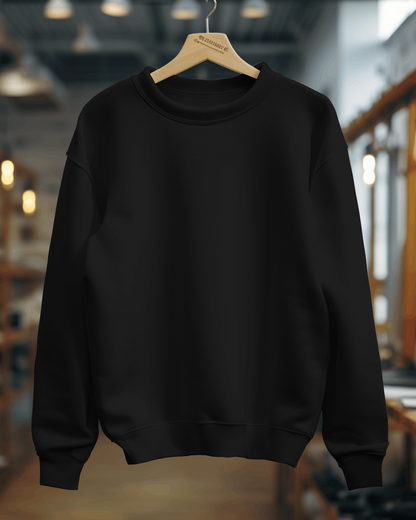 Men oversized Sweatshirt Black