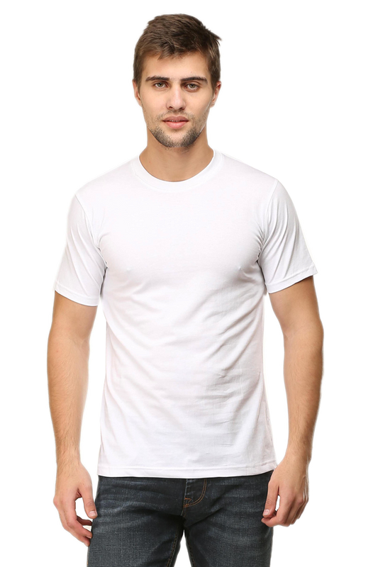 Premium Quality | White Round Neck T-Shirt